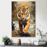 Tiger Portrait Painting by Numbers